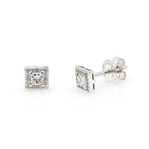 18k gold earrings with 0.26ct diamonds